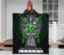 ScotsTee Shop Irish Aherne or Mulhern Coat of Arms Family Crest Ireland Quilt Ireland Legend Quilt