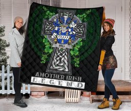 ScotsTee Shop Irish Bell Coat of Arms Family Crest Ireland Quilt Ireland Legend Quilt