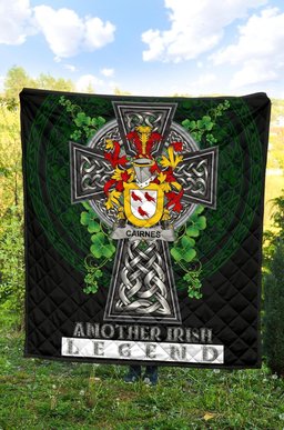 ScotsTee Shop Irish Cairnes Coat of Arms Family Crest Ireland Quilt Ireland Legend Quilt