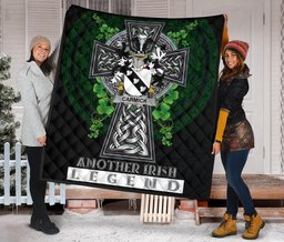 ScotsTee Shop Irish Carmick Coat of Arms Family Crest Ireland Quilt Ireland Legend Quilt