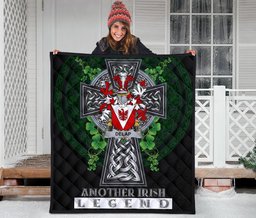 ScotsTee Shop Irish Delap Coat of Arms Family Crest Ireland Quilt Ireland Legend Quilt