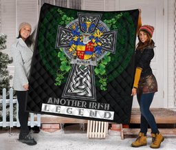 ScotsTee Shop Irish Butler Coat of Arms Family Crest Ireland Quilt Ireland Legend Quilt