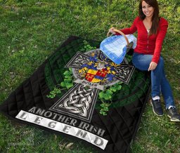 ScotsTee Shop Irish Butler Coat of Arms Family Crest Ireland Quilt Ireland Legend Quilt