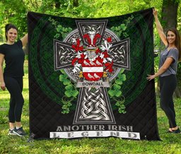 ScotsTee Shop Irish Dowdall Coat of Arms Family Crest Ireland Quilt Ireland Legend Quilt