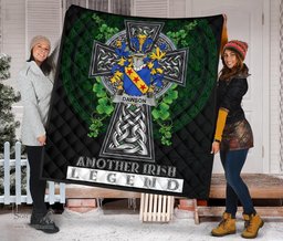 ScotsTee Shop Irish Dawson Coat of Arms Family Crest Ireland Quilt Ireland Legend Quilt