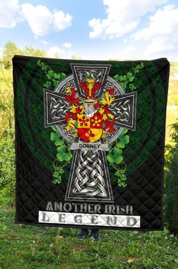 ScotsTee Shop Irish Dorney or O'Dorney Coat of Arms Family Crest Ireland Quilt Ireland Legend Quilt