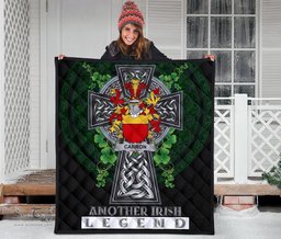 ScotsTee Shop Irish Carron Coat of Arms Family Crest Ireland Quilt Ireland Legend Quilt