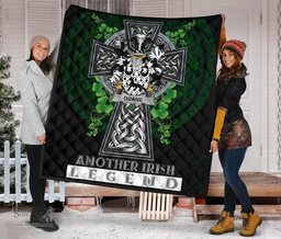 ScotsTee Shop Irish Duane or O'Devine Coat of Arms Family Crest Ireland Quilt Ireland Legend Quilt