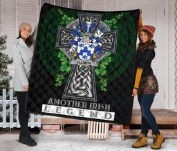 ScotsTee Shop Irish Ellmer Coat of Arms Family Crest Ireland Quilt Ireland Legend Quilt