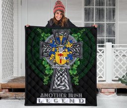 ScotsTee Shop Irish Donnell or O'Donnell Coat of Arms Family Crest Ireland Quilt Ireland Legend Quilt