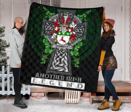 ScotsTee Shop Irish Doherty or O'Doherty Coat of Arms Family Crest Ireland Quilt Ireland Legend Quilt