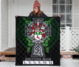 ScotsTee Shop Irish Doherty or O'Doherty Coat of Arms Family Crest Ireland Quilt Ireland Legend Quilt