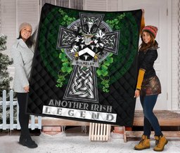 ScotsTee Shop Irish Bulkeley Coat of Arms Family Crest Ireland Quilt Ireland Legend Quilt