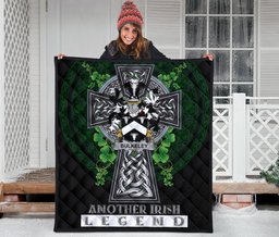 ScotsTee Shop Irish Bulkeley Coat of Arms Family Crest Ireland Quilt Ireland Legend Quilt