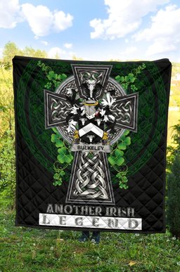 ScotsTee Shop Irish Bulkeley Coat of Arms Family Crest Ireland Quilt Ireland Legend Quilt