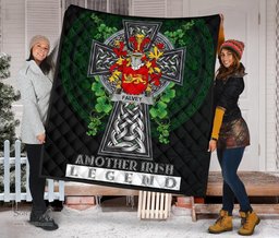 ScotsTee Shop Irish Falvey or O'Falvey Coat of Arms Family Crest Ireland Quilt Ireland Legend Quilt