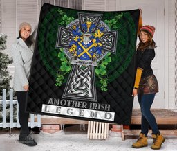 ScotsTee Shop Irish Jameson Coat of Arms Family Crest Ireland Quilt Ireland Legend Quilt