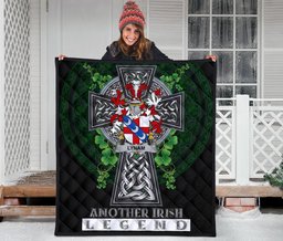 ScotsTee Shop Irish Lynam or O'Lynam Coat of Arms Family Crest Ireland Quilt Ireland Legend Quilt
