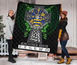 ScotsTee Shop Irish Fitz-Eustace Coat of Arms Family Crest Ireland Quilt Ireland Legend Quilt