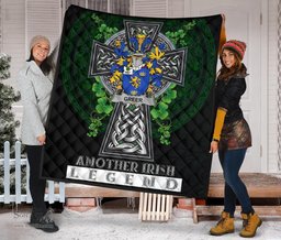 ScotsTee Shop Irish Greer Coat of Arms Family Crest Ireland Quilt Ireland Legend Quilt