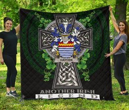 ScotsTee Shop Irish Hayden or O'Hayden Coat of Arms Family Crest Ireland Quilt Ireland Legend Quilt