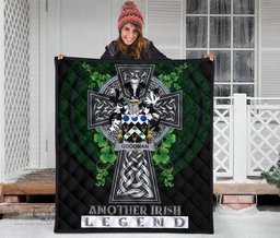 ScotsTee Shop Irish Goodman Coat of Arms Family Crest Ireland Quilt Ireland Legend Quilt