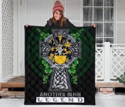 ScotsTee Shop Irish Harvey or Hervey Coat of Arms Family Crest Ireland Quilt Ireland Legend Quilt