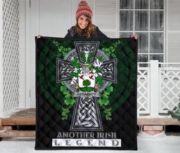 ScotsTee Shop Irish Geraghty or McGarrity Coat of Arms Family Crest Ireland Quilt Ireland Legend Quilt