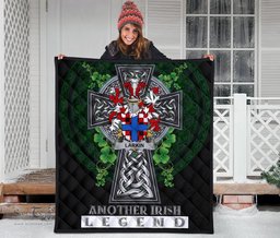 ScotsTee Shop Irish Larkin or O'Larkin Coat of Arms Family Crest Ireland Quilt Ireland Legend Quilt