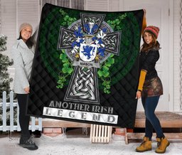 ScotsTee Shop Irish Mason Coat of Arms Family Crest Ireland Quilt Ireland Legend Quilt