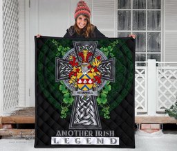 ScotsTee Shop Irish Hemphill Coat of Arms Family Crest Ireland Quilt Ireland Legend Quilt