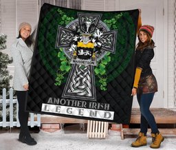 ScotsTee Shop Irish Margetson Coat of Arms Family Crest Ireland Quilt Ireland Legend Quilt