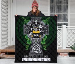 ScotsTee Shop Irish Margetson Coat of Arms Family Crest Ireland Quilt Ireland Legend Quilt