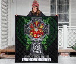 ScotsTee Shop Irish Friel or O'Friel Coat of Arms Family Crest Ireland Quilt Ireland Legend Quilt