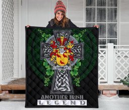 ScotsTee Shop Irish Gormley or O'Gormley Coat of Arms Family Crest Ireland Quilt Ireland Legend Quilt