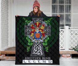 ScotsTee Shop Irish Marlay or O'Marley Coat of Arms Family Crest Ireland Quilt Ireland Legend Quilt