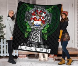 ScotsTee Shop Irish Franklin Coat of Arms Family Crest Ireland Quilt Ireland Legend Quilt