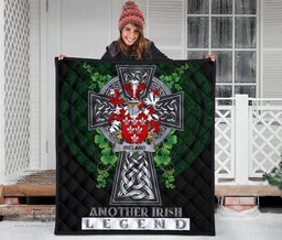 ScotsTee Shop Irish Ireland Coat of Arms Family Crest Ireland Quilt Ireland Legend Quilt