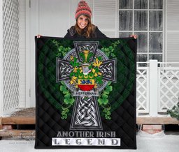 ScotsTee Shop Irish Heffernan or O'Heffernan Coat of Arms Family Crest Ireland Quilt Ireland Legend Quilt