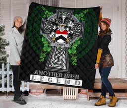 ScotsTee Shop Irish Tierney Coat of Arms Family Crest Ireland Quilt Ireland Legend Quilt