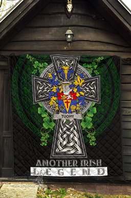 ScotsTee Shop Irish Tuohy or O'Toohey Coat of Arms Family Crest Ireland Quilt Ireland Legend Quilt