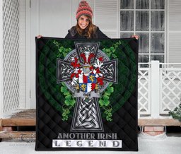 ScotsTee Shop Irish Rice Coat of Arms Family Crest Ireland Quilt Ireland Legend Quilt