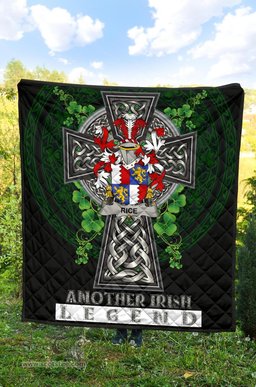 ScotsTee Shop Irish Rice Coat of Arms Family Crest Ireland Quilt Ireland Legend Quilt