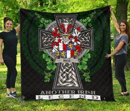 ScotsTee Shop Irish Rice Coat of Arms Family Crest Ireland Quilt Ireland Legend Quilt