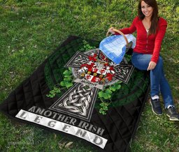 ScotsTee Shop Irish Murphy (Muskerry) Coat of Arms Family Crest Ireland Quilt Ireland Legend Quilt