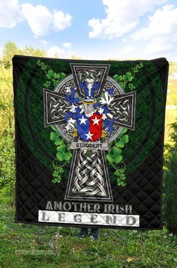 ScotsTee Shop Irish Studdert Coat of Arms Family Crest Ireland Quilt Ireland Legend Quilt