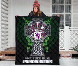 ScotsTee Shop Irish McMore or More Coat of Arms Family Crest Ireland Quilt Ireland Legend Quilt