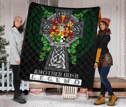 ScotsTee Shop Irish Sullivan or O'Sullivan Coat of Arms Family Crest Ireland Quilt Ireland Legend Quilt