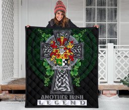 ScotsTee Shop Irish Sullivan or O'Sullivan Coat of Arms Family Crest Ireland Quilt Ireland Legend Quilt