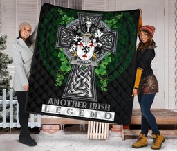 ScotsTee Shop Irish Molloy or O'Mulloy Coat of Arms Family Crest Ireland Quilt Ireland Legend Quilt
